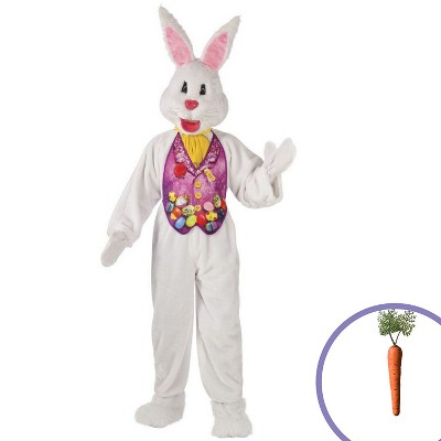 Birthday Express Easter Bunny Mascot Kit With Carrot Prop Std