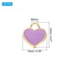 Unique Bargains Metal Bulk Elegant DIY Crafts Jewelry Making Heart Pendant 50 Pcs - 2 of 4