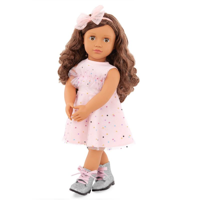 Our Generation Pink &#38; Colorful Confetti-Print Dress Outfit for 18&#39;&#39; Dolls, 4 of 6