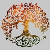 Men's Design By Humans \Golden\" Tree" By Jetti T-Shirt - 2 of 4