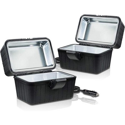 2 compartment Electric Heated Lunch Box - Inspire Uplift