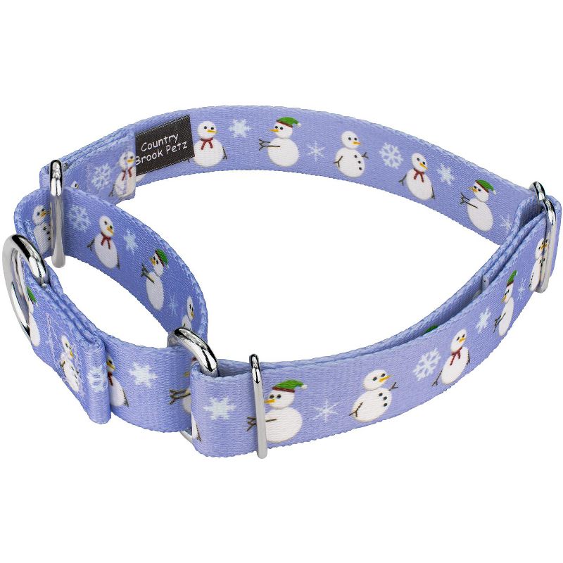 Country Brook Petz Snowman Martingale Dog Collar, 4 of 8