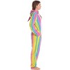 Just Love Womens One Unicorn Rainbow Adult Bodysuit Hooded Pajamas - 4 of 4