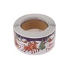 Unique Bargains Christmas Stickers for Ceramic Glass Metal Paper Plastic Peel Santa Reindeer Snowman Matte Paper 1Pcs - 4 of 4