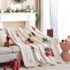 Lomsoe Christmas Throw Blanket Flannel Blanket for Couch and Bed, Lightweight Cozy Blanket Christmas Decor Christmas Gift. - 4 of 4