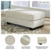 Signature Design by Ashley Monaghan Ottoman, Sandstone Chenille Upholstered Living Room Footrest - 2 of 4