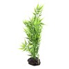 Unique Bargains Plastic Bamboo Leaves Plant Betta Tank Aquarium  Decors Green 1 Pc - 2 of 3