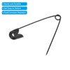 Unique Bargains Metal DIY Blankets Crafts Brooch Making Home Sewing Nickle Plated Safety Pins 100 Pcs - 4 of 4