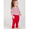RuffleButts Baby/Toddler Girls Ruffle Leggings with Signature Rear Ruffles - 4 of 4