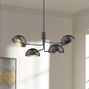 Maxax 36" 4-Light Iron Chandelier, - 1 of 4