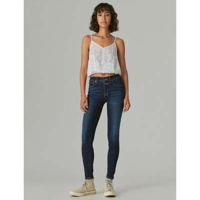 Lucky Brand Women's Mid Rise Ava Super Skinny Jean