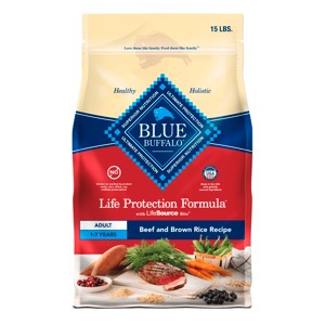 Blue Buffalo Life Protection Beef & Brown Rice Recipe Adult Dry Dog Food - 1 of 4