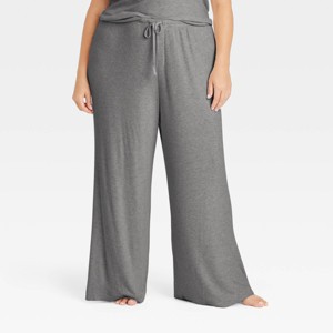 Women's Cozy Ribbed Wide Leg Pants - Auden™ - 1 of 3