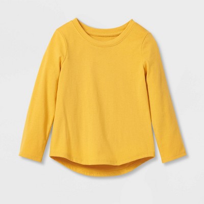 yellow long sleeve shirt toddler