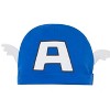 Marvel Avengers Captain America Spider-Man Thor Hulk Cosplay Short Sleeve Baby Bodysuit and Hat Newborn to Infant - 2 of 4