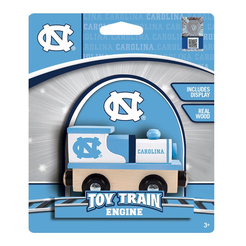 MasterPieces Officially Licensed NCAA UNC Tar Heels Wooden Toy Train Engine For Kids, 3 of 6