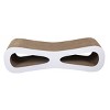 DOMETOUR Cat Scratcher Cat Toy Corrugated Cardboard Figure 8 Shape - 2 of 4