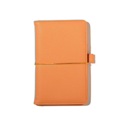 Ruled Padfolio 5.5"x8" Vegan Leather Gold Tied - Be Rooted