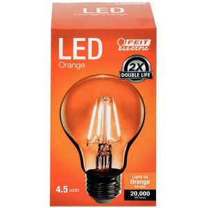 Feit Electric Filament A19 E26 (Medium) LED Bulb Orange 30 Watt Equivalence 1 pk - 1 of 1