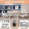 Kids Chairs - 3 Level Height Adjustable Plastic Preschool Chairs with Non-Slip Pads - 4 of 4
