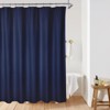 Water Repellent Soft Microfiber Fabric Shower Curtain or Liner for Bathroom, Decorative Embossed Pattern - 2 of 4