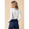 Women's Slinky Long Sleeved Bodysuit - WISTERIA LANE - 3 of 3