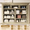 9-Drawer Dresser, Modern Wooden Chest of Drawer, Storage Organizer and TV Stand for Bedroom, Living Room, Entryway, or Hallway - 4 of 4