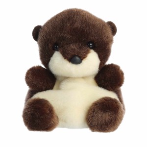 Aurora Mini Elena River Otter Palm Pals Adorable Stuffed Animal Brown 5" - 1 of 4