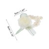Unique Bargains Women's Fashion Rose Flower Hair Scrunchies 3.15"x1.97" 1 Pc - 4 of 4