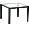 Dolonm Coffee Table Set of 2, Square Modern Glass Top Tables for Living Room, Office, 23.23" L x 23.23" W x 16.93" H - 4 of 4