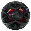 Boss 6.5 Inch 300 Watt 3-Way Car Coaxial Audio Red Stereo Speakers CH6530 (Pair) - 3 of 4