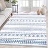 Washable Indoor Farmhouse Large Area Rug for Living Room Bedroom, Non Slip Geometric Print Carpet for Home Office - 2 of 4