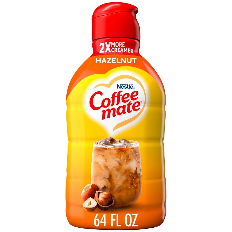 Coffee mate Hazelnut Coffee Creamer - 0.5gal (64 fl oz), 1 of 14