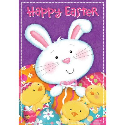 Easter Hatchlings Primitive House Flag Chicks Eggs 28" x 40" Briarwood Lane
