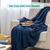 Bedsure Cooling Cotton Waffle Blanket-Lightweight Breathable Blanket of Rayon Derived from Bamboo - 3 of 4