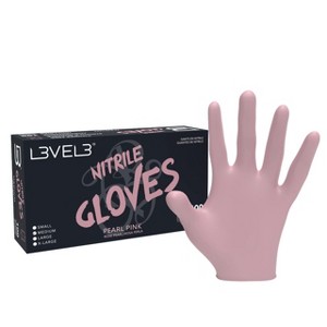 L3 Level 3 Nitrile Gloves - Professional Heavy Duty Disposable Gloves - Latex Free - Fits Snug - Box of 100 - 1 of 4