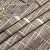 Washable Modern Interwoven Lines Area Rug, Low Pile Non Slip Indoor Runner, Easy Clean for Home Office - 3 of 4