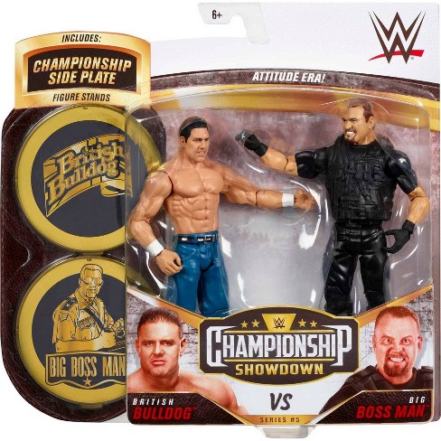 Wwe Championship Showdown British Bulldog Vs Big Boss Man Action Figure 2pk Series 5 Target