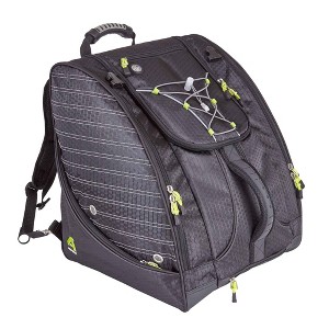 Athalon Everything Ski Boot Bag and Backpack Plus - Snowboard (Holds Ski Boots, Helmet, Goggles, Gloves) in Lime/Black - 1 of 3