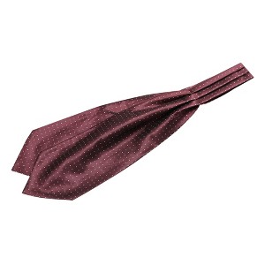 Allegra K Men's Halloween Polka Dots Self-Tied Formal Party Cravats Ascot Tie Neckwear - 1 of 4
