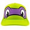 Adult Teenage Mutant Ninja Turtles Donatello Mask Snapback Hat - 2 of 4