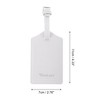 Unique Bargains Solid Color Luggage Tag 1 Pc - 2 of 4