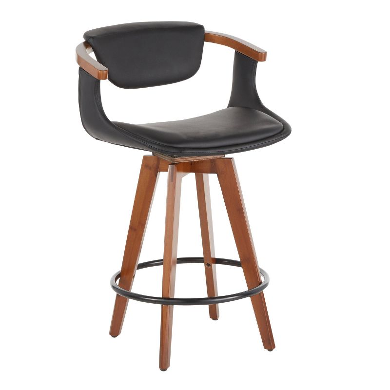Oracle Mid-Century Modern Counter Height Barstool - LumiSource, 1 of 12