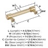 Amerock Faircrest Pull for Cabinets, Drawers, and Furniture - 4 of 4