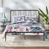 Queen Polaris Contemporary Metal Bed Black - Lifestorey: Geometric Headboard, Sturdy Support - 2 of 3