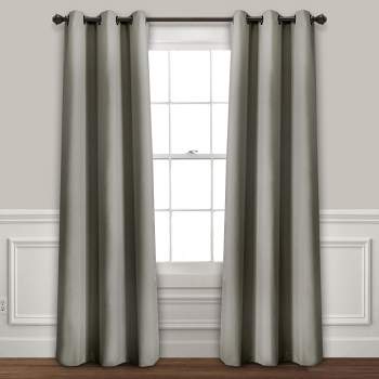 Set of 2 Absolute Blackout Window Curtain Panels - Lush Décor