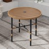 Generic Outdoor Patio Dining Table Round for 4 35.4" Outdoor Tables - 3 of 4
