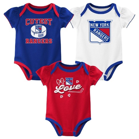 New York Rangers Infant Hockey Jersey Bodysuit - Blue
