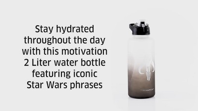 Star Wars: The Mandalorian Motivational 2 Liter Water Bottle