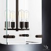 Urban Ambiance Luxury Modern Farmhouse Modern Chandelier,  28-3/8"H x 14-3/4"W SQ,  Olde Bronze Finish, UHP2442 - 4 of 4